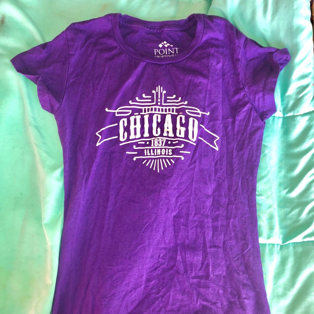 Purple Chicago Tee